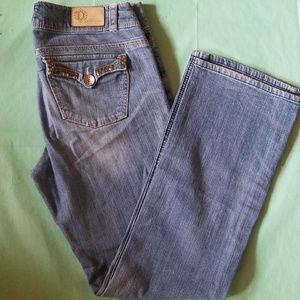 Decloration of Democracy bootcut jeans